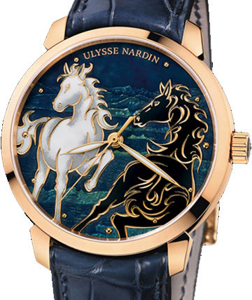 Review Ulysse Nardin 8156-111-2 / CHEVAL Classico Enamel Classico Horse replica watches china - Click Image to Close